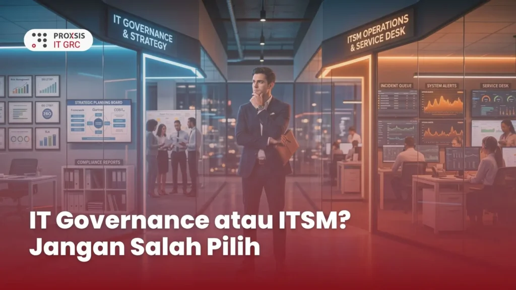 Perbedaan IT Governance dan ITSM dalam organisasi modern