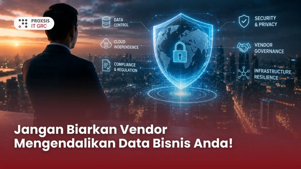 Ilustrasi konsep digital sovereignty pada perusahaan