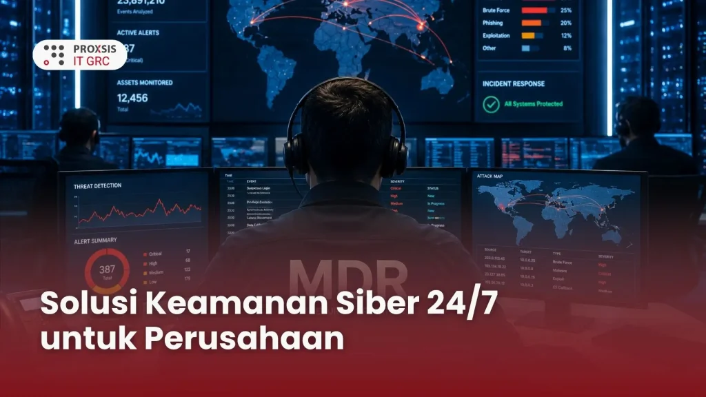 ilustrasi managed detection and response indonesia keamanan siber perusahaan