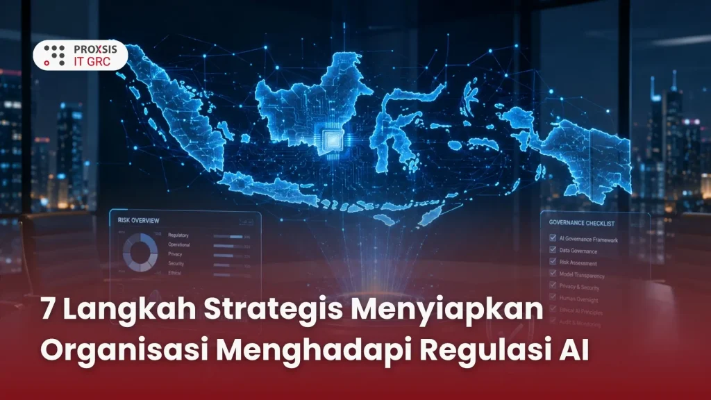Ilustrasi dampak regulasi AI Indonesia untuk kepatuhan sektor bisnis