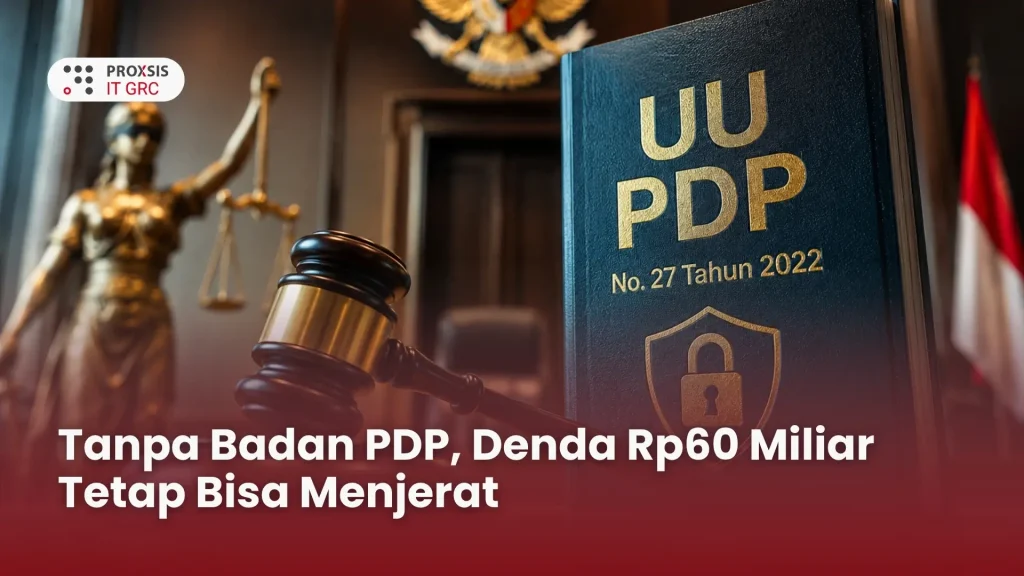 Ilustrasi sanksi denda kepatuhan UU PDP hingga 60 miliar bagi perusahaan