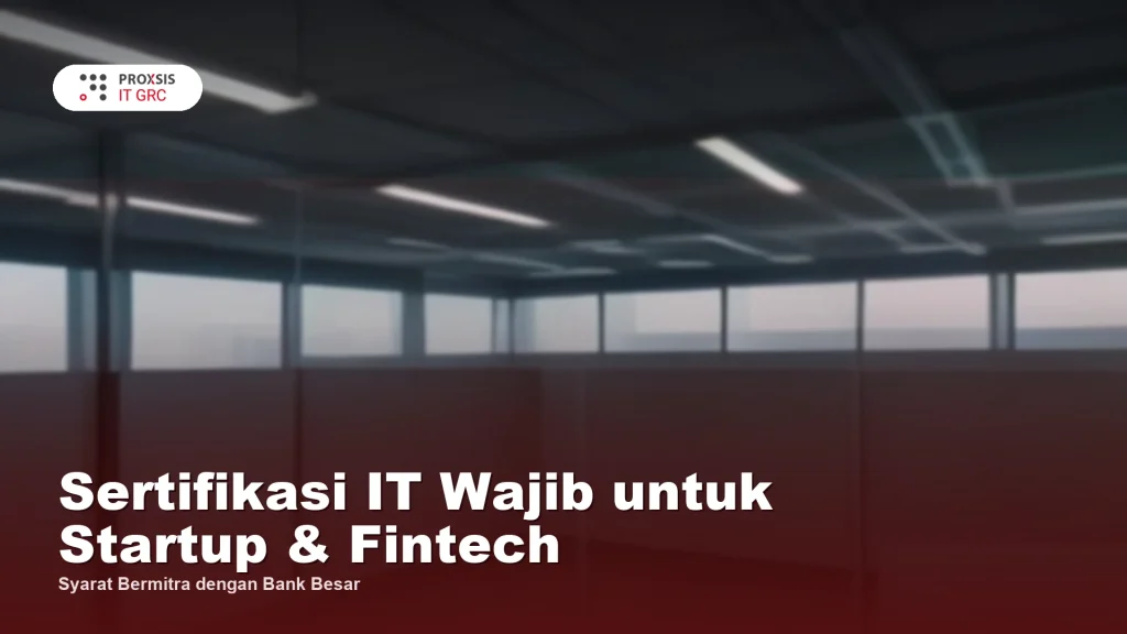 Ilustrasi sertifikasi IT untuk startup dan fintech bermitra dengan bank